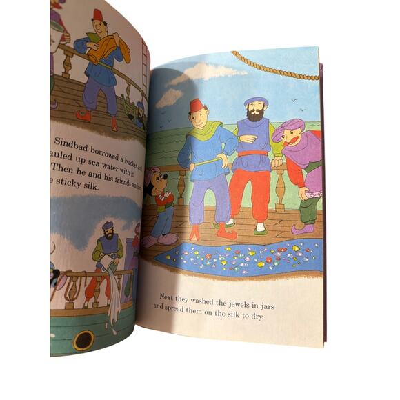 Disney's Sindbad and the Robber Birds Wonderful World of Reading Hardcover Book - Picture 9 of 10